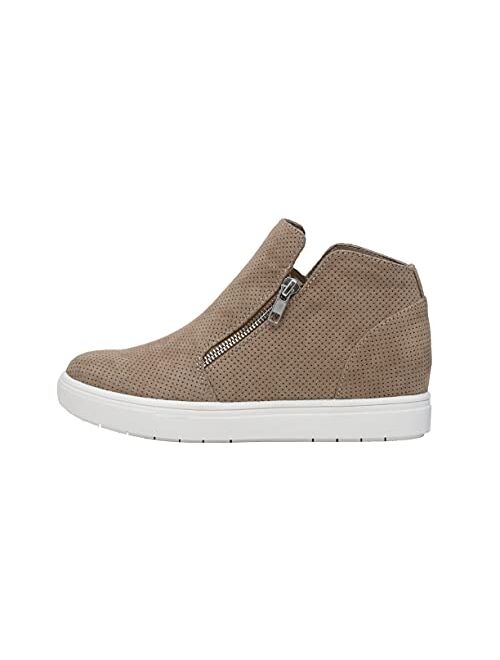 CUSHIONAIRE Women's Hart Hidden Wedge Sneaker +Wide Width Available