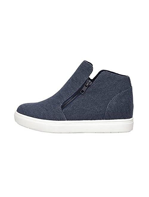 CUSHIONAIRE Women's Hart Hidden Wedge Sneaker +Wide Width Available