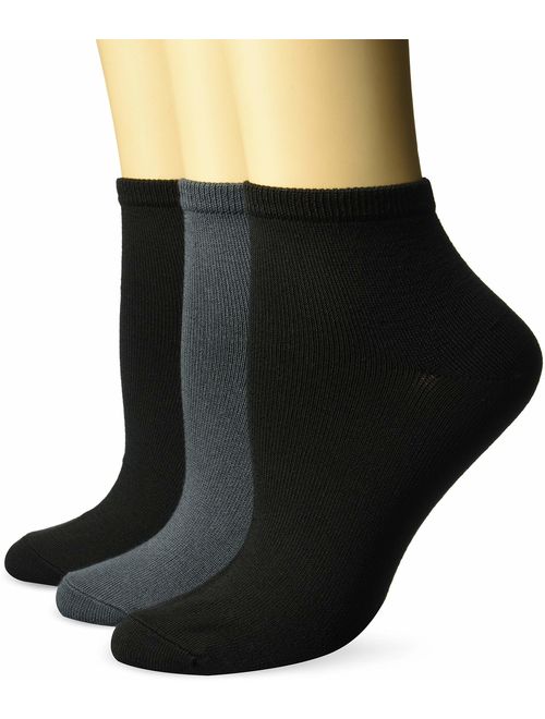 Hanes Women's ComfortSoft Ankle Sock, 3-Pack