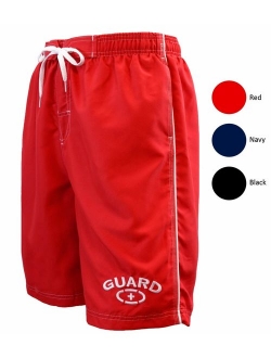 Adoretex Men's Guard Swimsuit Board Shorts Swim Trunks Mesh Liner