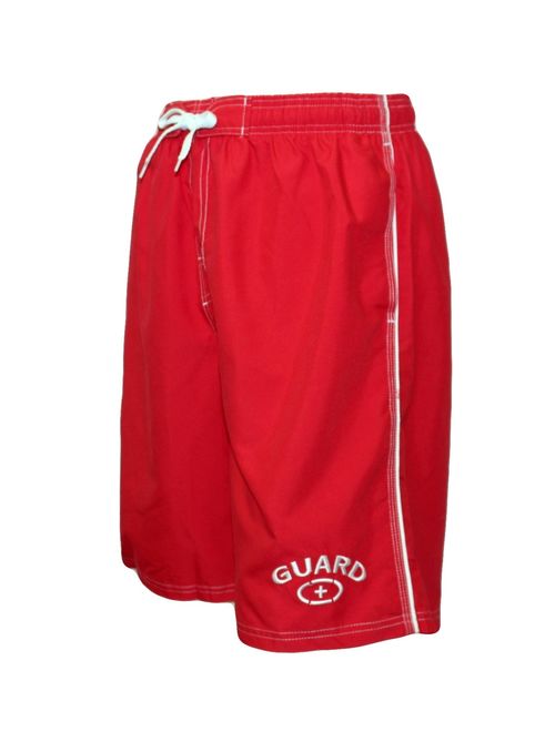 Adoretex Men's Guard Swimsuit Board Shorts Swim Trunks Mesh Liner