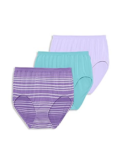 Jockey Women's Underwear Comfies Microfiber Brief - 3 Pack