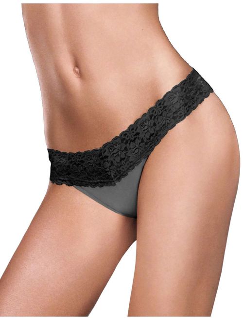 Maidenform Womens Dream Lace Thong Panty