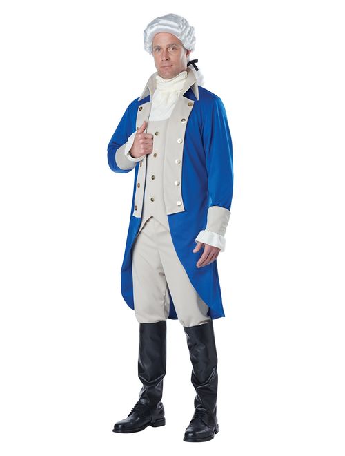 California Costumes Men's George Washington/Thomas Jefferson/Alexander Hamilton/Colonial Costume