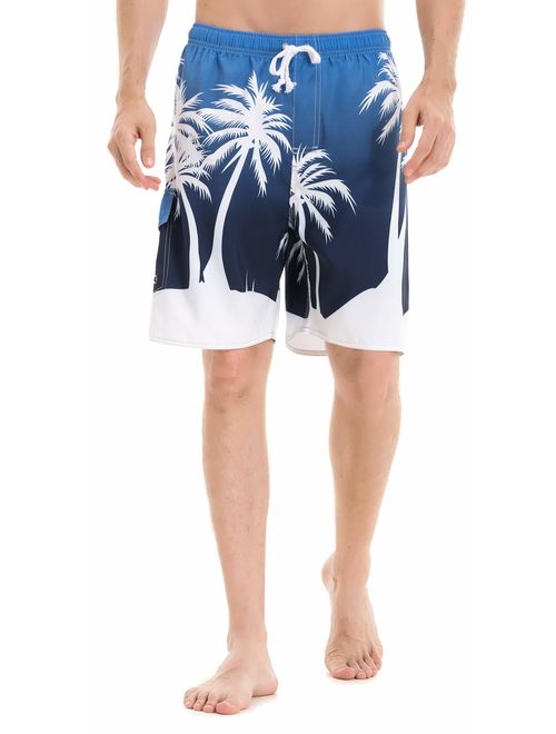 Clothin Men's Boardshort Swim Trunks Beach Quick Dry Swimming Shorts