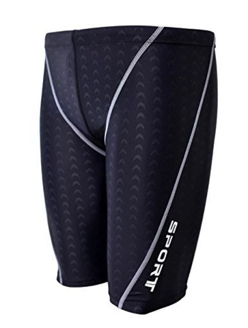 Easea Men`s Rapid Swim Splice Quick Dry Jammer Swimsuit