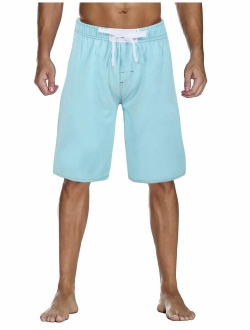 Nonwe Men's Beachwear Board Shorts Quick Dry with Mesh Lining Swim Trunks