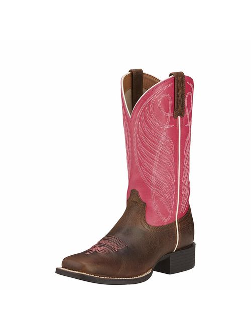 Ariat Women's Round Up Wide Square Toe Western Cowboy Boot