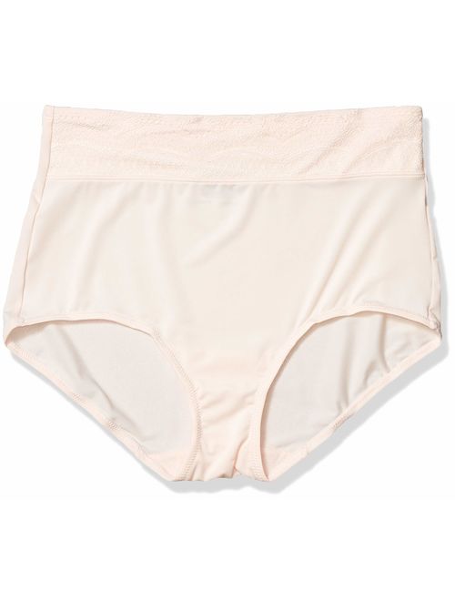 Warner's Women's No Pinching No Problems Hi-Cut Brief Panty