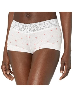 Women's Dream Cotton with Lace Boyshort