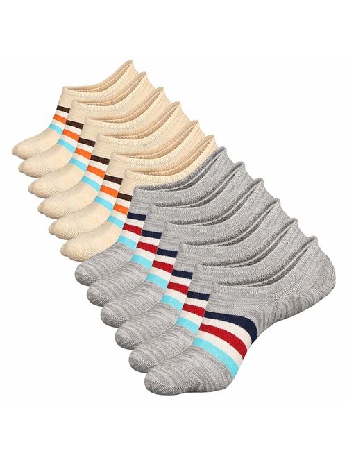 No Show Socks Women Non Slip Low Cut Cotton Liner Sports Casual Socks 3/6 Pairs