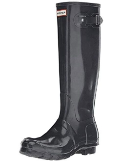 Womens Original Tall Gloss Winter Waterproof Wellies Rain Wellington Boots