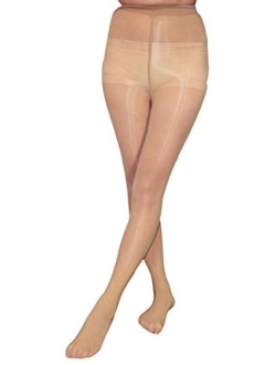 Kffyeye Women's Control Top Thickness Stockings Pantyhose, Ultra Shimmery Stretch Plus Footed Tights