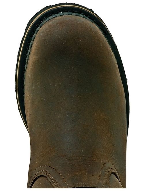 McRae Industrial Work Boots Mens Wellington Steel Toe Brown MR85344