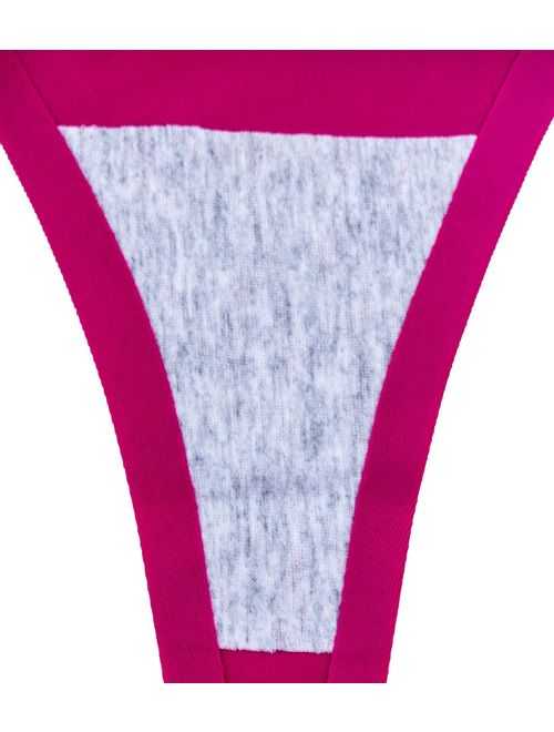 Thongs underwear for Women Small to Plus size- 6Pack Seamless Sexy Thong Panties