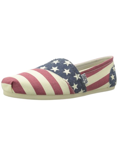 BOBS from Skechers Women's Plush Lil Americana Flat