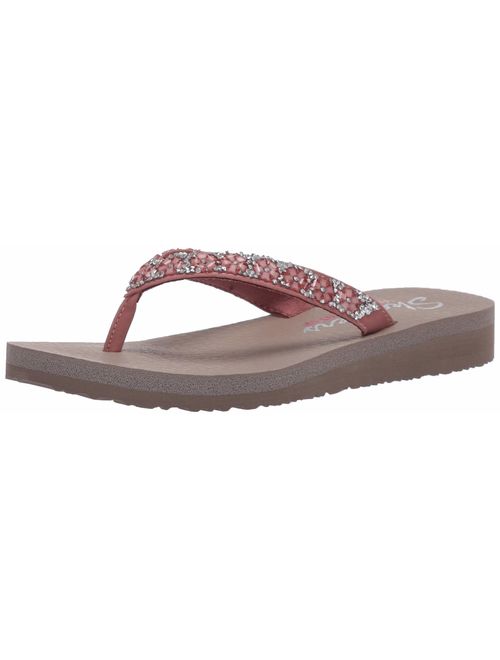 Skechers Women's Meditation-Daisy Delight Flip-Flop