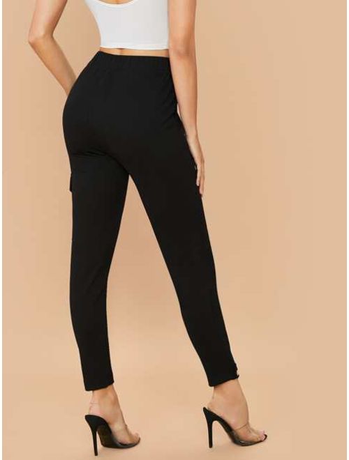 Shein Slant Pocket Skinny Pants