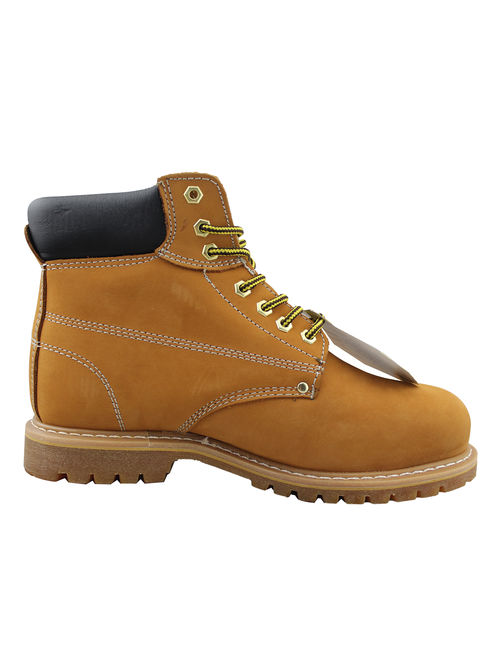 Buy Waterproof Safety Work Shoes Steel Toe Nubuck Leather Martin Boots ...