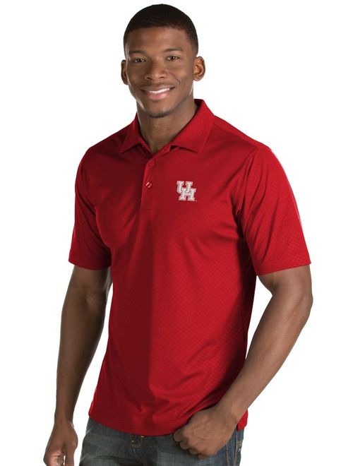 Buy Houston Cougars Antigua Inspire Diamond Pattern Desert Dry Polo ...