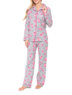 Women's Flannel Pajama Set - Extended Sizes