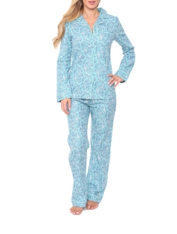 Women's Flannel Pajama Set - Extended Sizes