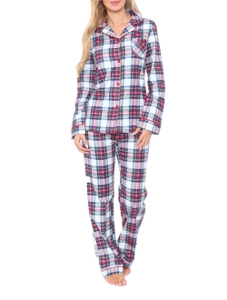 Women's Flannel Pajama Set - Extended Sizes