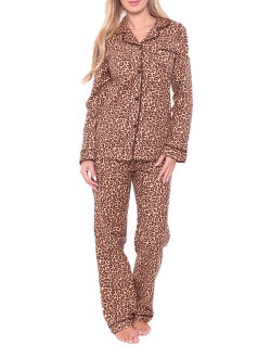 Women's Flannel Pajama Set - Extended Sizes