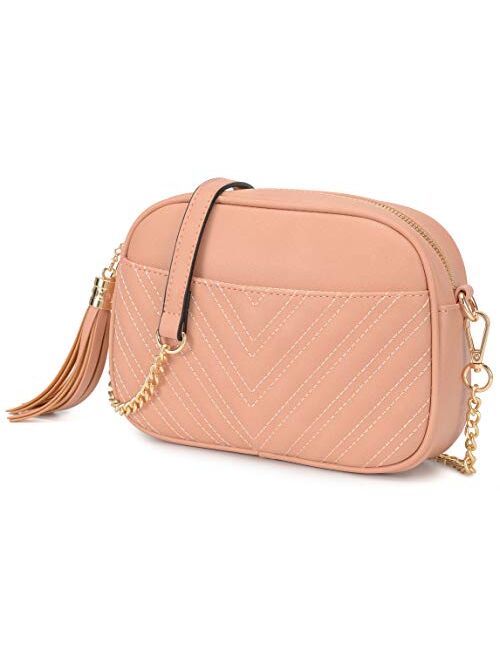 Lola Mae Quilted Crossbody Bag, Trendy Design Shoulder Purse