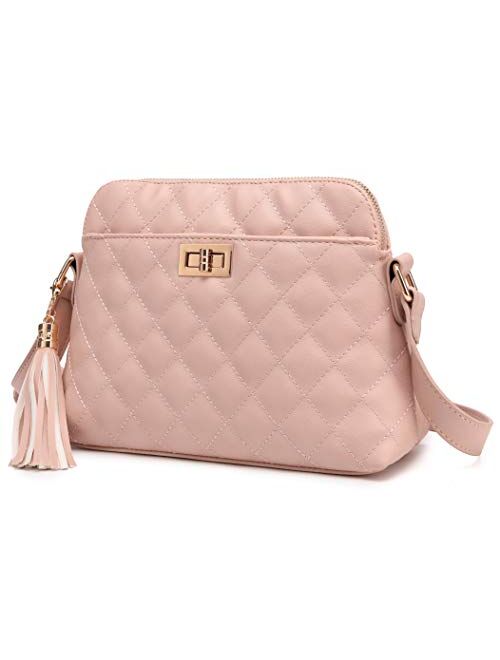 Lola Mae Quilted Crossbody Bag, Trendy Design Shoulder Purse