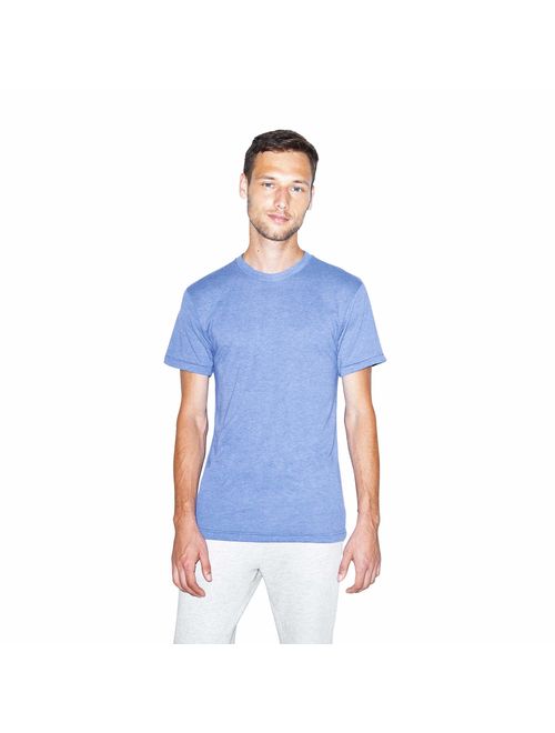 American Apparel Tri-Blend Crewneck Short Sleeve Track T-Shirt, 2-Pack