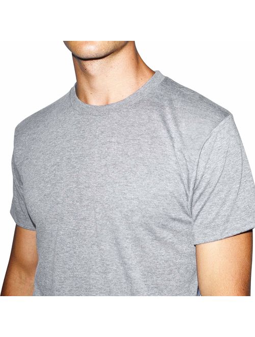 American Apparel Tri-Blend Crewneck Short Sleeve Track T-Shirt, 2-Pack