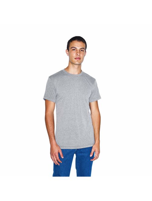 American Apparel Tri-Blend Crewneck Short Sleeve Track T-Shirt, 2-Pack