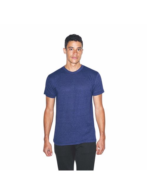 American Apparel Tri-Blend Crewneck Short Sleeve Track T-Shirt, 2-Pack