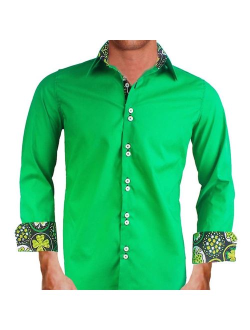 Mens St Patrick's Day Dress Shirts : Lucky Charm