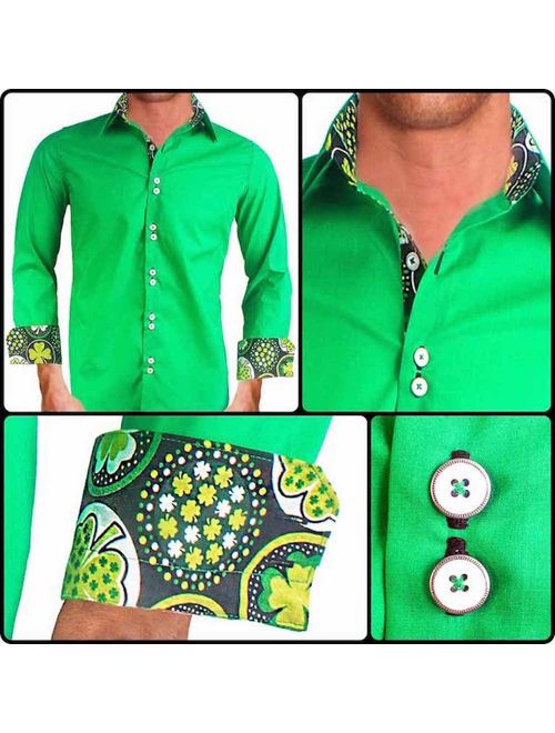 Mens St Patrick's Day Dress Shirts : Lucky Charm