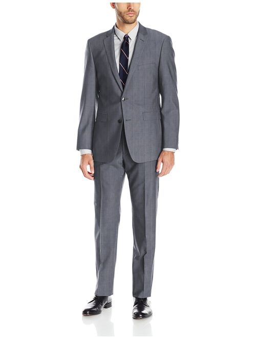 Vince Camuto Men's Two Button Slim Fit Solid Suit