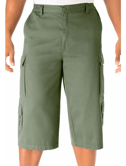 KingSize Men's Big and Tall 17" Cargo Shorts