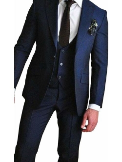 Mens Bright Colorful Suits Slim Fit Tuxedo Wedding Groom Suits,White,Yellow,Lavender,Blue