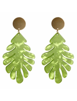 MIAIULIA Women Fashion Retro 1980s Style Neon Costume Earring