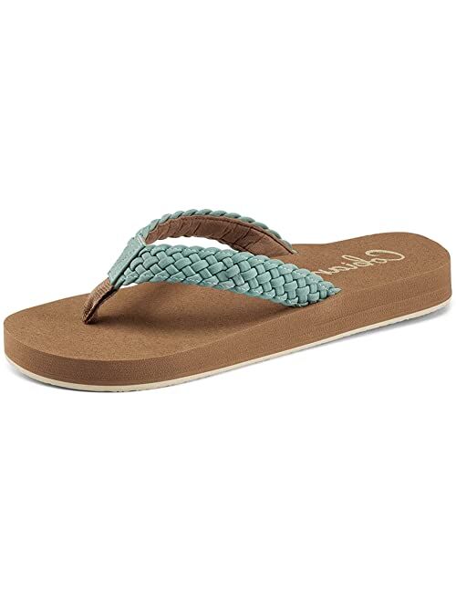 Cobian Women's Braided Bounce Flip Flops