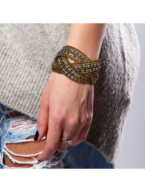 SPUNKYsoul New! Boho Metal Cuff Bangle Bracelets for Women l Collection