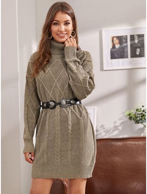 jumper dress and belt