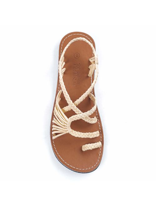 Plaka Sandals for Women Palm Leaf