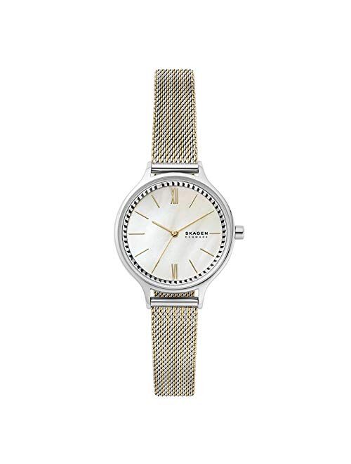 Skagen Women's Anita Quartz Stainless Steel Mesh Casual Watch