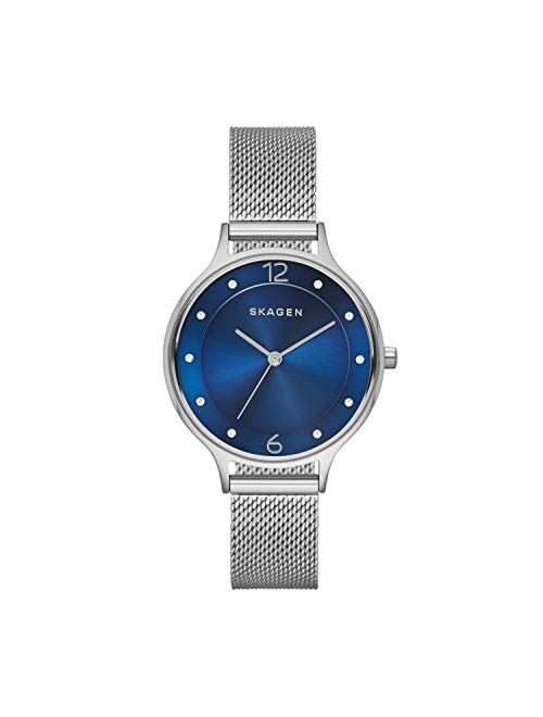 Skagen Women's Anita Quartz Stainless Steel Mesh Casual Watch