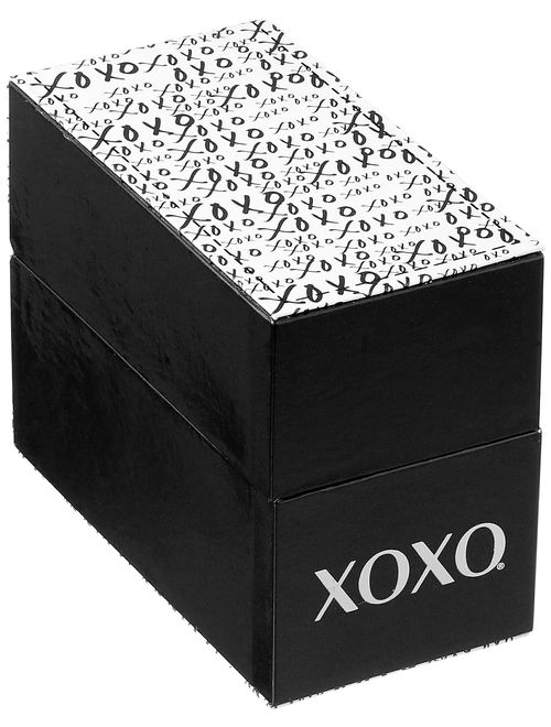 XOXO Women's XO5874 Gold-Tone and Black Bracelet Watch