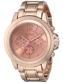 XOXO Women's XO5591 Rose Gold-Tone Bracelet Watch