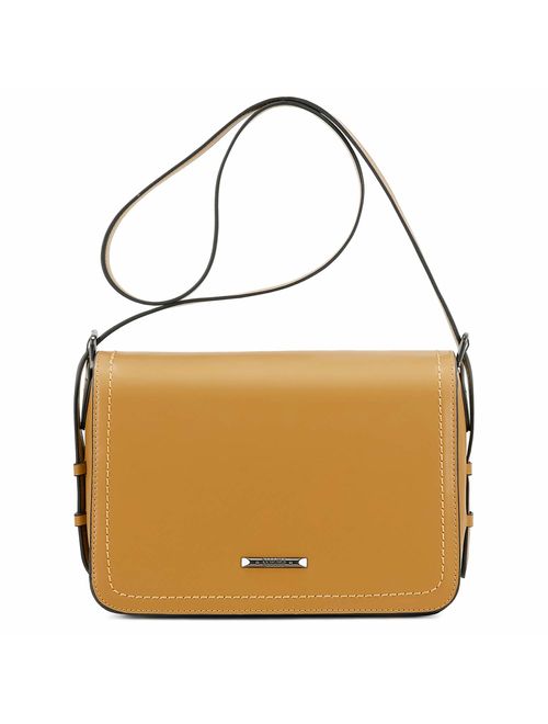 ECOSUSI Women's Large Crossbody Shoulder Bags Fashion FlapoverPurse with Adjustable Shoulder Strap & Front Pocket