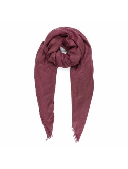 Scarves for Women: Lightweight Solid color Fall Winter Fashion Scarf by MIMOSITO